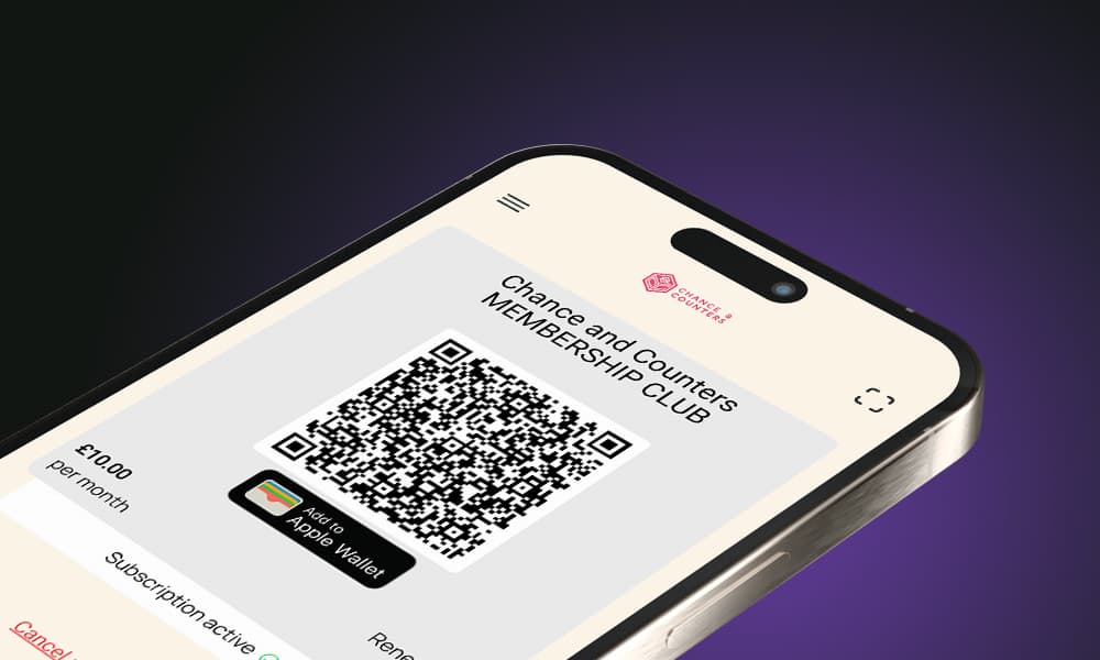 5Loyalty customer app showing a digital loyalty card
