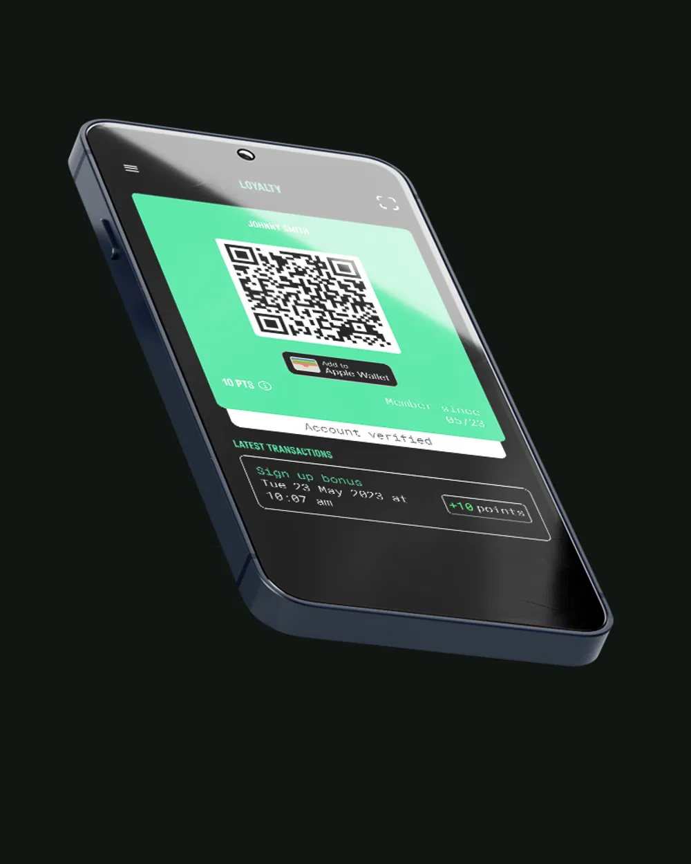 Integration in die mobile Wallet